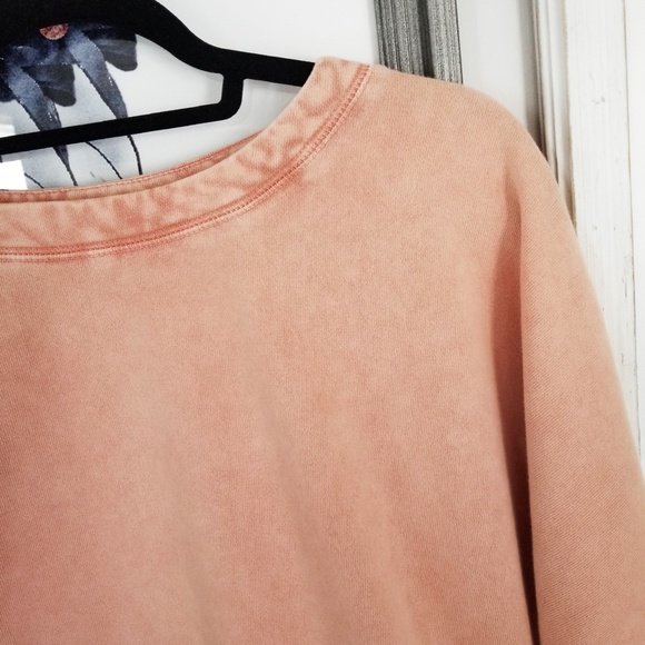 Fall Washed Pullover Cropped Sweatshirt Women’s Casual Basic Tops - Picture 8 of 9